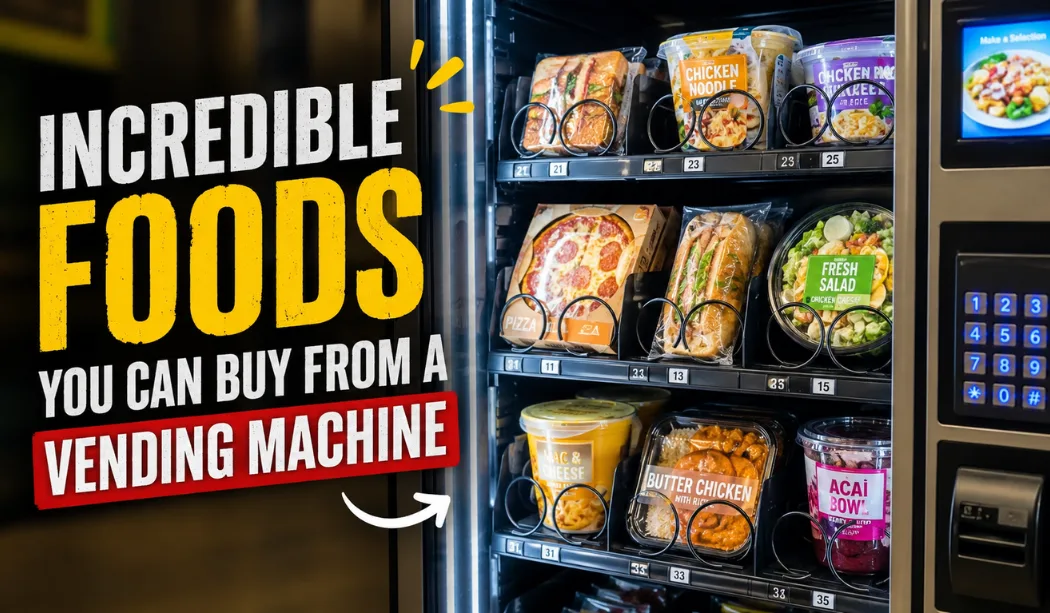Incredible Foods You Can Buy From A Vending Machine