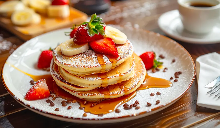 American-style pancakes American-style pancakes