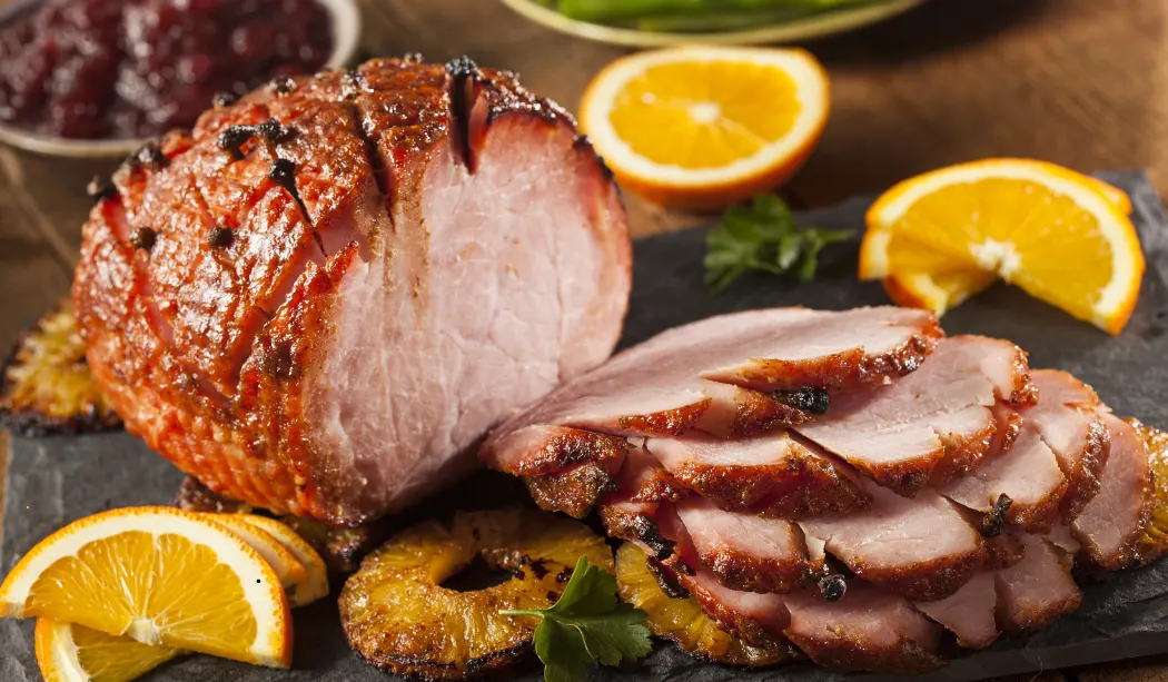 Rum-spiced roast ham Rum-spiced roast ham