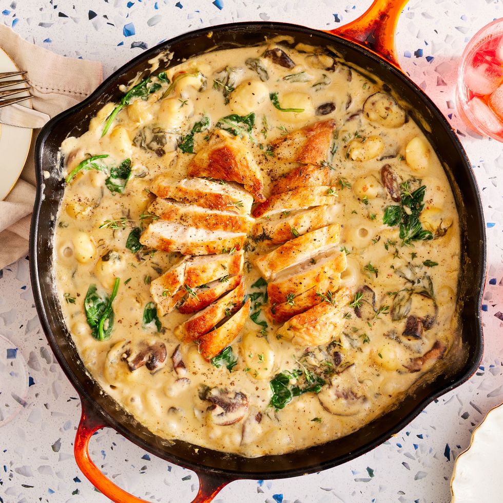 One Pan Creamy Chicken With Gnocchi